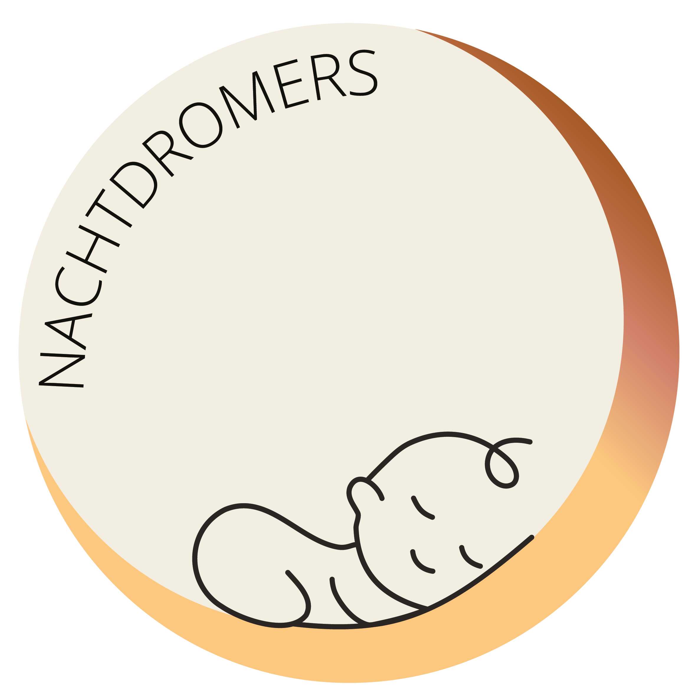 logo nachtdromers maan baby