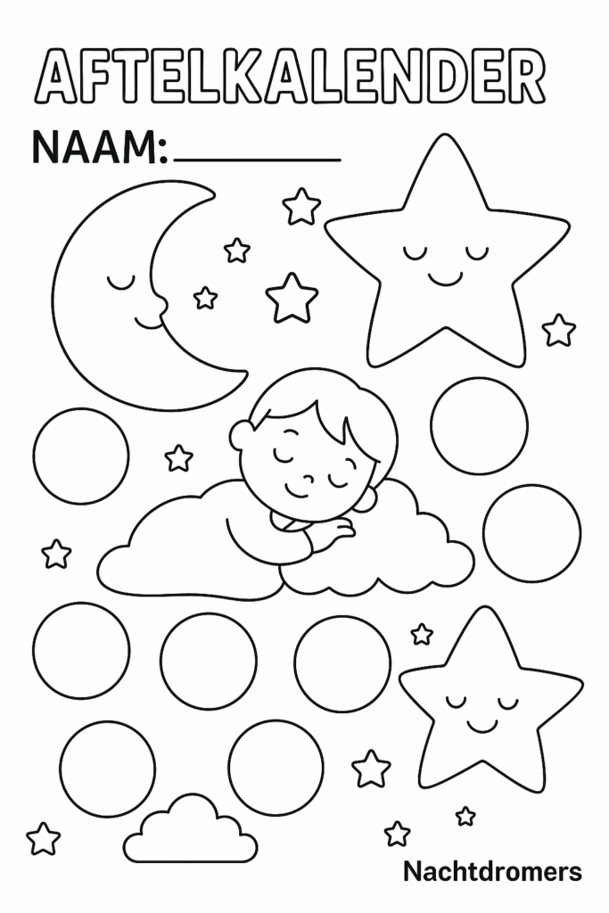 aftelkalender nachtdromers